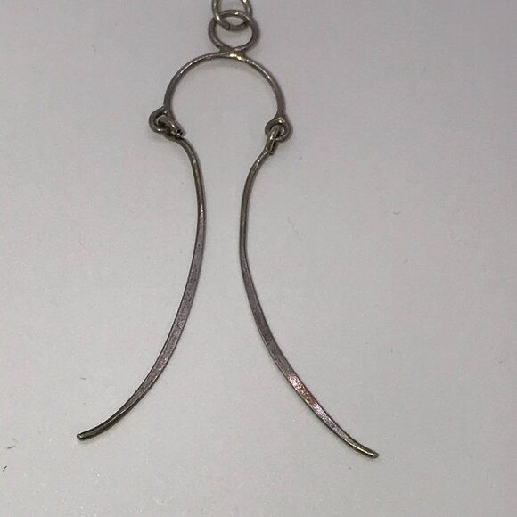 Sterling Silver Wishbone Bridle Pendant - Picture 5 of 16